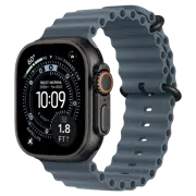 Apple Watch Ultra 3 Black Ocean Band Anchor Blue