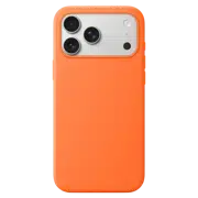 Чехол силиконовый премиум iPhone 17 Pro Max with MagSafe, Оранжевый