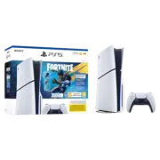 Consolă pentru jocuri Sony PlayStation 5 Slim Disc Edition+Fortnite Flowering Chaos, Alb
