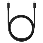 Плетенный кабель Xiaomi 6A Type-C to Type-C High-speed USB4 100см, Черный