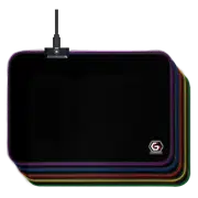 Игровой коврик для мыши Gembird MP-GAMELED-M, Черный