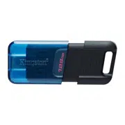 USB Flash Drive USB-С3.2 Kingston DataTraveler 80M 128GB, Black/Blue