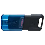 Флеш-накопитель Kingston DataTraveler 80M, 128ГБ, Black/Blue