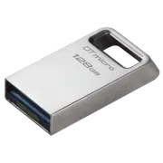 Флеш-накопитель Kingston DataTraveler Micro G2, 128 ГБ, Silver