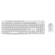 Клавиатура и Мышь Logitech MK295, Беспроводная, Белый