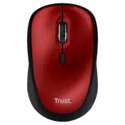 Mouse Wireless Trust Yvi + Eco, Red
