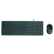 Клавиатура и Мышь HP 150, Проводная, Черный