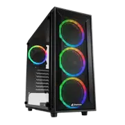 Компьютер ATOL PC1170MP - Gaming ARGB#16 v5 / AMD Ryzen 5 / 16GB / 512GB SSD / RX580 / Black
