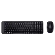 Клавиатура и Мышь Logitech MK 220, Беспроводная, Черный