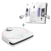 Набор HOBOT  "Робот-пылесос Legee D7 + Робот для мытья окон S6 Pro", White