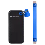 Внешний портативный SSD Verbatim Pocket, 2TБ, Black/Blue