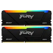 Memorie RAM Kingston FURY Beast RGB, 16 GB, Black