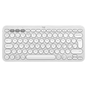 Tastatură Logitech Pebble Keys 2 K380S, Alb