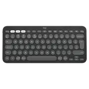Клавиатура Logitech Pebble Keys 2 K380S, Беспроводная, Графитовый