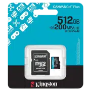 Card de memorie Kingston Canvas Go Plus Gen 4, 512 GB, Black