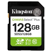 Карта памяти Kingston Canvas Select Plus, 128 ГБ, Black