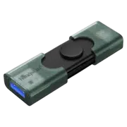 Флеш-накопитель USB-C/A Kingston DataTraveler Duo, 128 ГБ, Teal