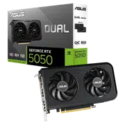 Видеокарта ASUS Dual GeForce RTX 5050 OC Edition, Черный