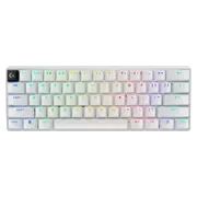Клавиатура Logitech G PRO X 60 lightspeed, Проводное / беспроводное, Белый