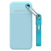 Портативный Внешний SSD Verbatim Pocket, 2 ТБ, Polar Blue