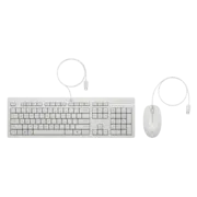 Tastatura si Mouse HP 225, Cu fir, Alb
