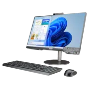 Computer All-in-One Acer Veriton Z2724G, Core i3, 8GB/256GB, 60 Hz, Negru