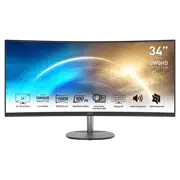 Monitor 34" MSI PRO MP341CQ, Black