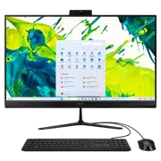 Computer All-in-One Acer Aspire C27-2G, Core Ultra 5, 16GB/512GB, 60 Hz, Negru