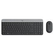 Беспроводная клавиатура и мышка Logitech Combo MK470 Slim, Graphite