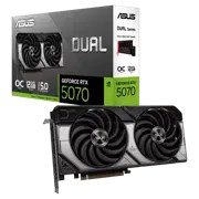 Placă video ASUS Dual GeForce RTX™ 5070, Black