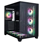 Carcasă PC 1STPLAYER MV8-TP Mid Tower, Negru