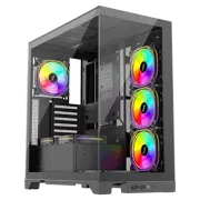 Carcasă PC 1STPLAYER Mi8 Mid-Tower, Negru