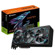 Placă video GIGABYTE AORUS GeForce RTX 5070 MASTER OC 12G, Black
