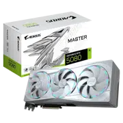 Видеокарта Gigabyte AORUS GeForce RTX 5080 MASTER ICE 16G, Белый
