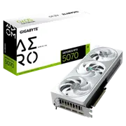 Placa video Gigabyte GeForce RTX 5070 AERO OC 12GB, Alb