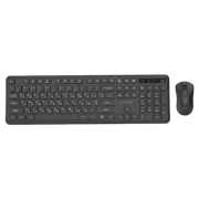 Клавиатура и мышь Gembird KBS-WPS-01-CYRL, Черный