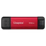 Внешний портативный SSD накопитель Kingston SPSD, 512ГБ, Красный