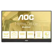 Монитор 15.6" AOC 16T20E2, Чёрный