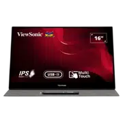 Монитор портативный 15.6 дюйма ViewSonic TD1655, Чёрный