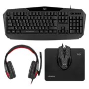 Клавиатура Sven GS-4300 Combo, Проводная, Черный