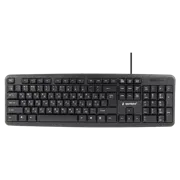 Tastatură Gembird KB-U-103-RU, Cu fir, Negru