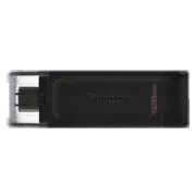Флеш-накопитель USB Kingston DataTraveler 70, 128Гб, Черный