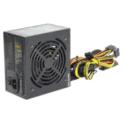 Блок питания для компьютеров HPC ATX-650W, 650 Вт, Черный