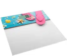 Cântar de podea Esperanza Flip Flop White (EBS009)