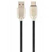 Cablu încărcare și sincronizare Cablexpert CC-USB2R-AMCM-2M, USB Type-A/Type-C, 2m, Negru