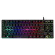 Tastatură SVEN KB-G7400, Cu fir, Negru