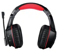 Gaming Headset Qumo Protector, 30 & 40mm drivers, 20-20kHz, 16 Ohm, 120db, 362g., 2xRGB, 3.5mm+USB