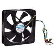 Вентилятор для ПК Chieftec AF-1225PWM, 120 мм, Черный