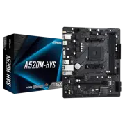 Материнская плата ASRock A520M-HVS, Black