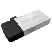 Флеш-накопитель Transcend JetFlash 380, 64 ГБ, Silver